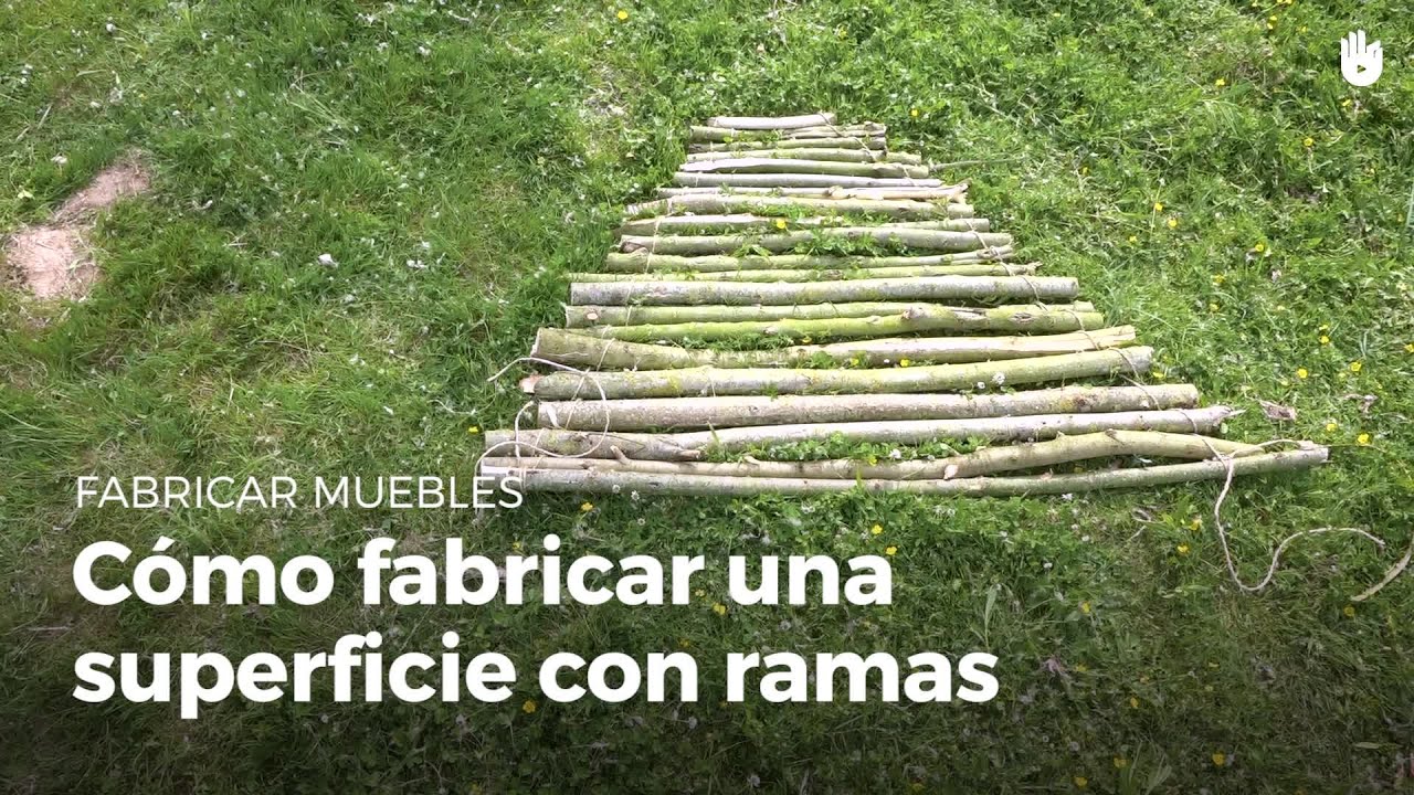 C&oacute;mo fabricar una superficie con ramas | Construye en la naturaleza como un Boy Scout