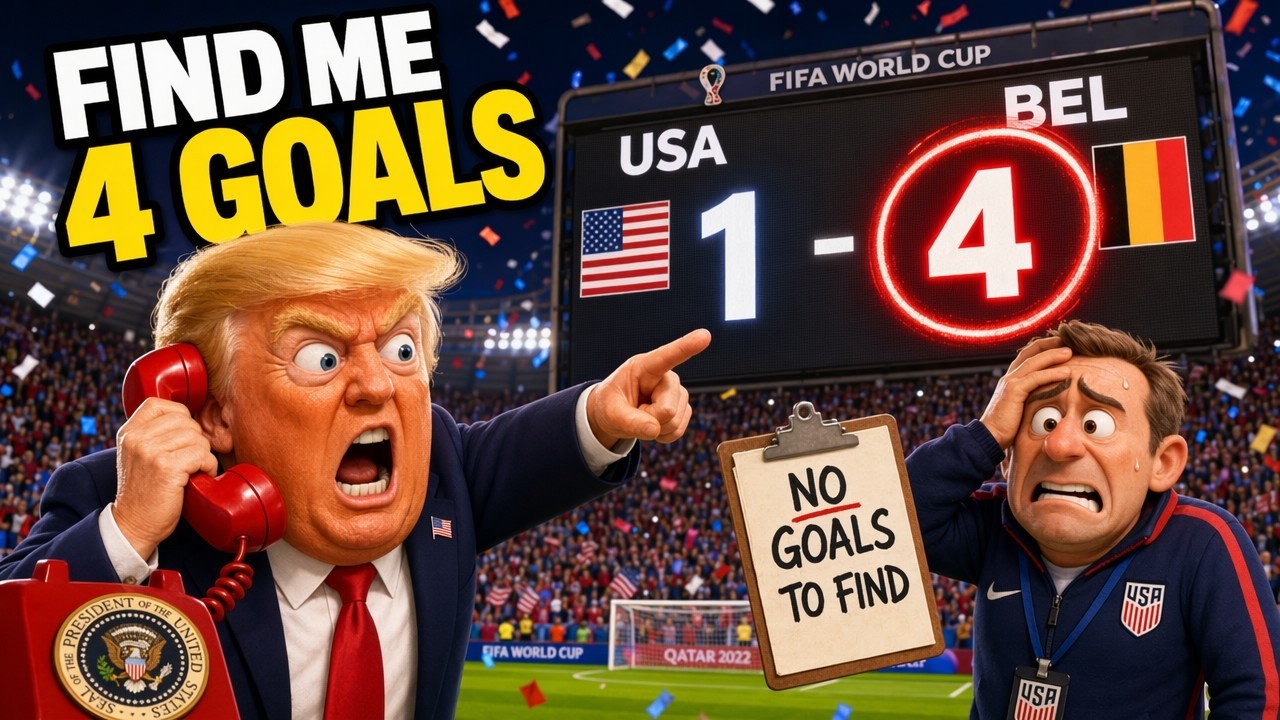 Трамп требует &laquo;4 гола&raquo; после поражения 4:1 | Политическая сатира на Чемпионат мира