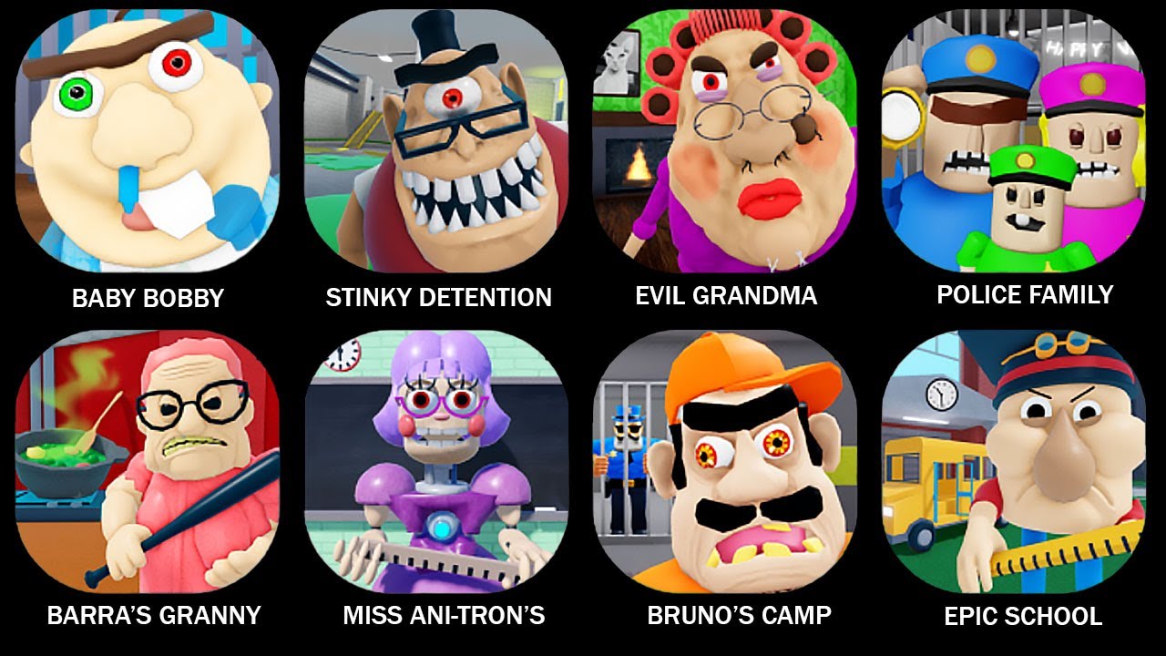 ROBLOX:ESCAPE BABY BOBBY DAYCARE! (FIRST PERSON OBBY),ESCAPE MR STINKY DETENTION! (OBBY)...#roblox