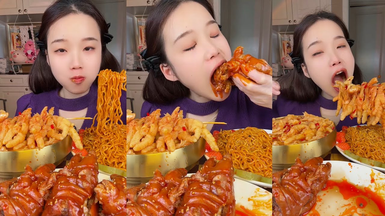 🔥 PIG FEE + FIRE NOODLES ! 🔥