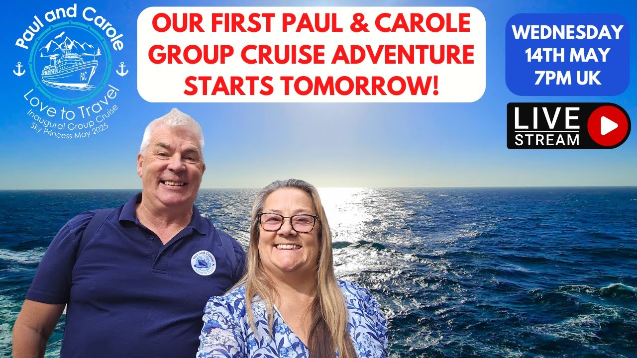 OUR GROUP CRUISE IS HERE! Wednesday Cruise & Travel LIVE Q&A - 14th May 7pm