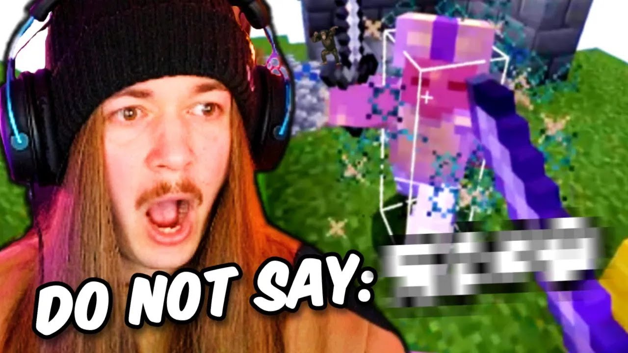 Minecraft Bedwars, but I die if I say THIS