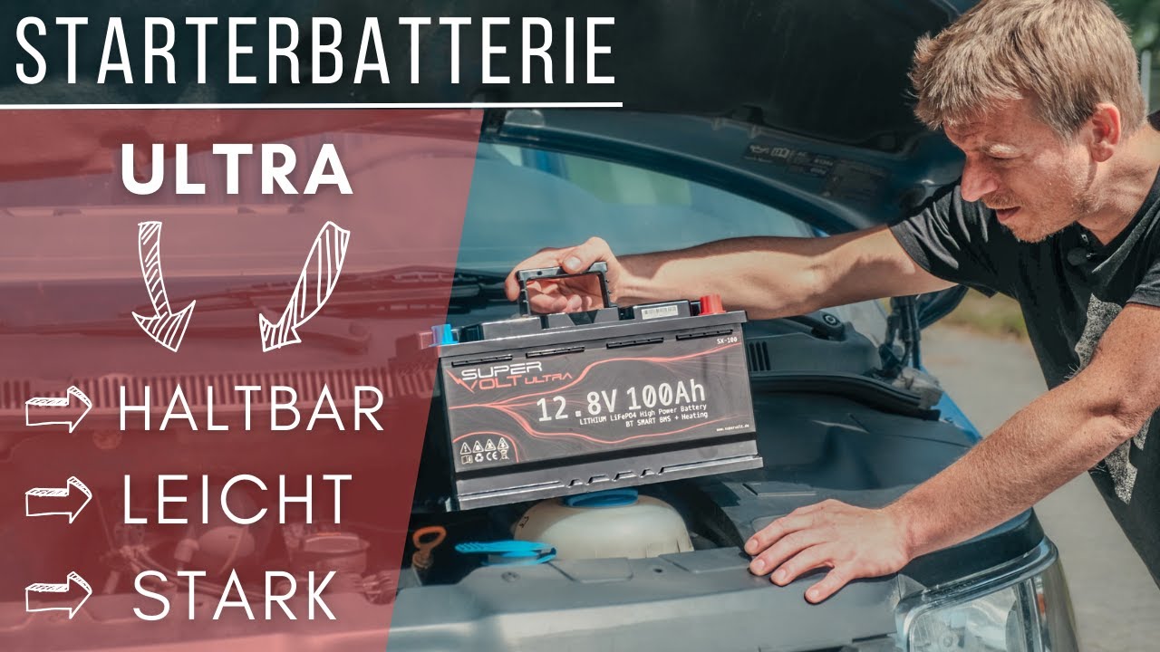Die beste Lithium Starterbatterie? Meine Erfahrung mit der Supervolt Ultra LiFePO4