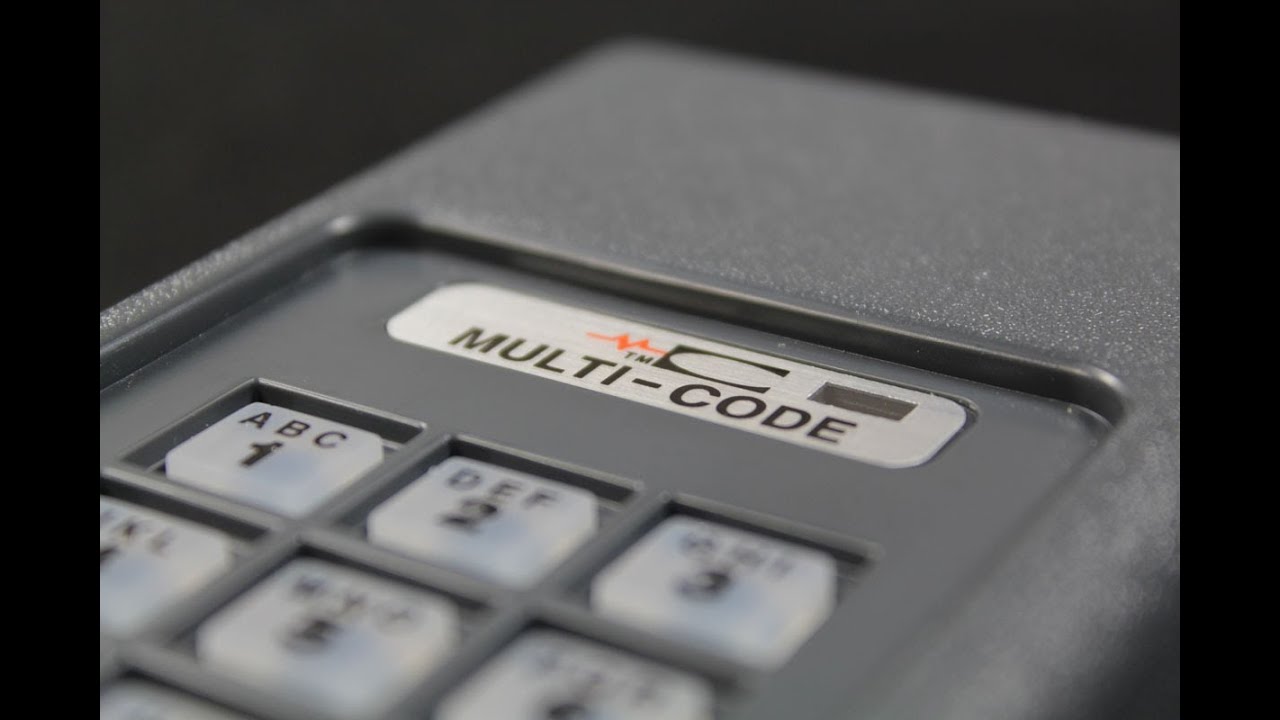 MultiCode Wireless Keypad Programming Tutorial