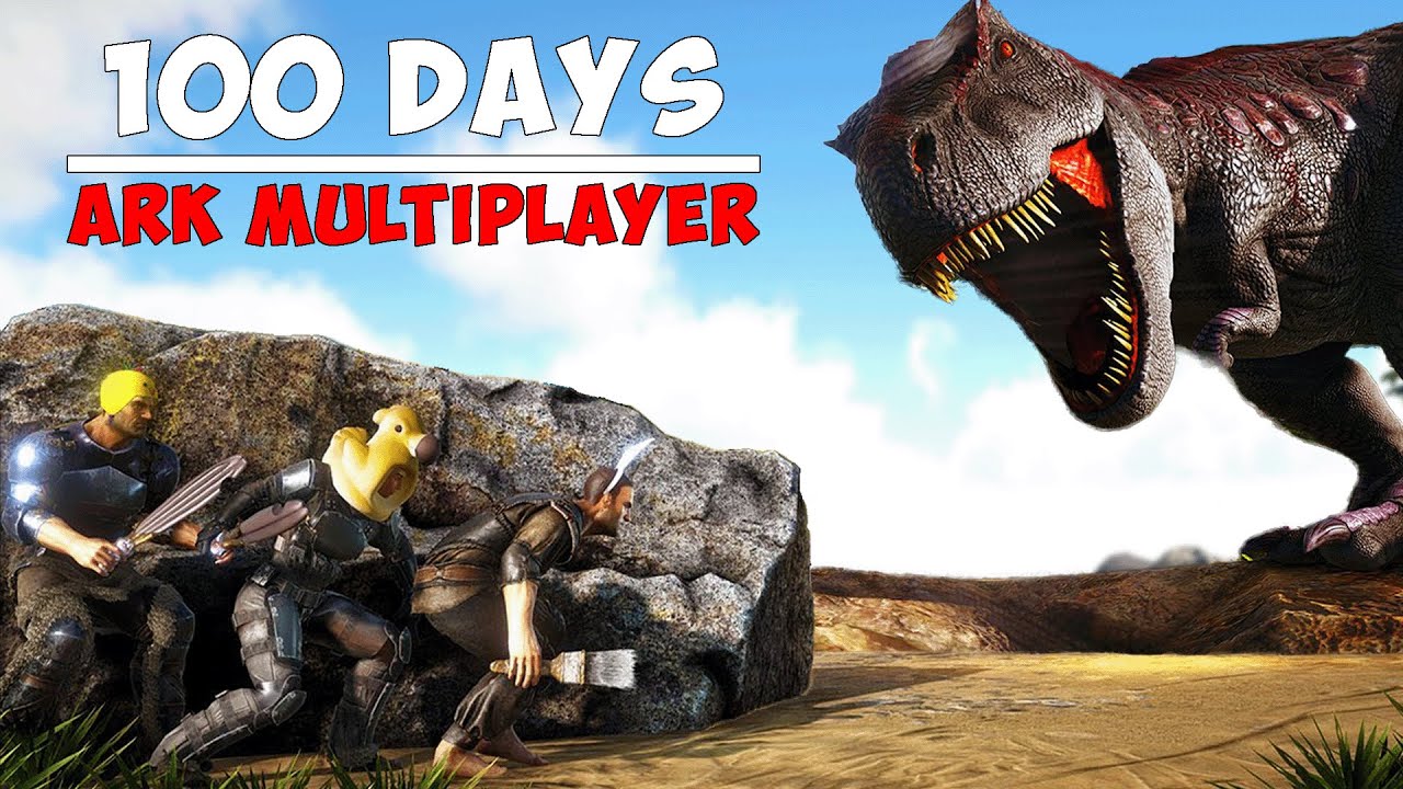 We Survived 100 Days In Ark Multiplayer&hellip; Here&rsquo;s What Happened