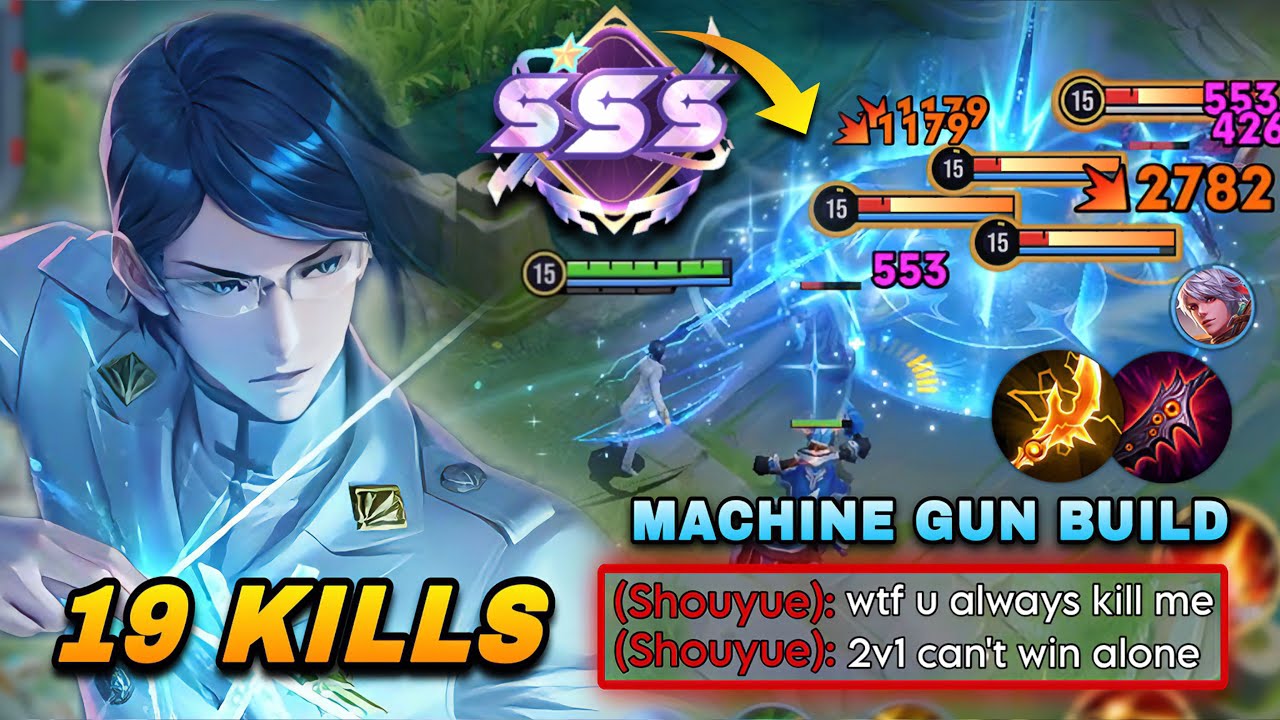 TOP 1 ASIA HOU YI MACHINE GUN BUILD IS BROKEN & CAN KILL ENEMIES IN SECONDS! | HOU YI BUILD & ARCANA