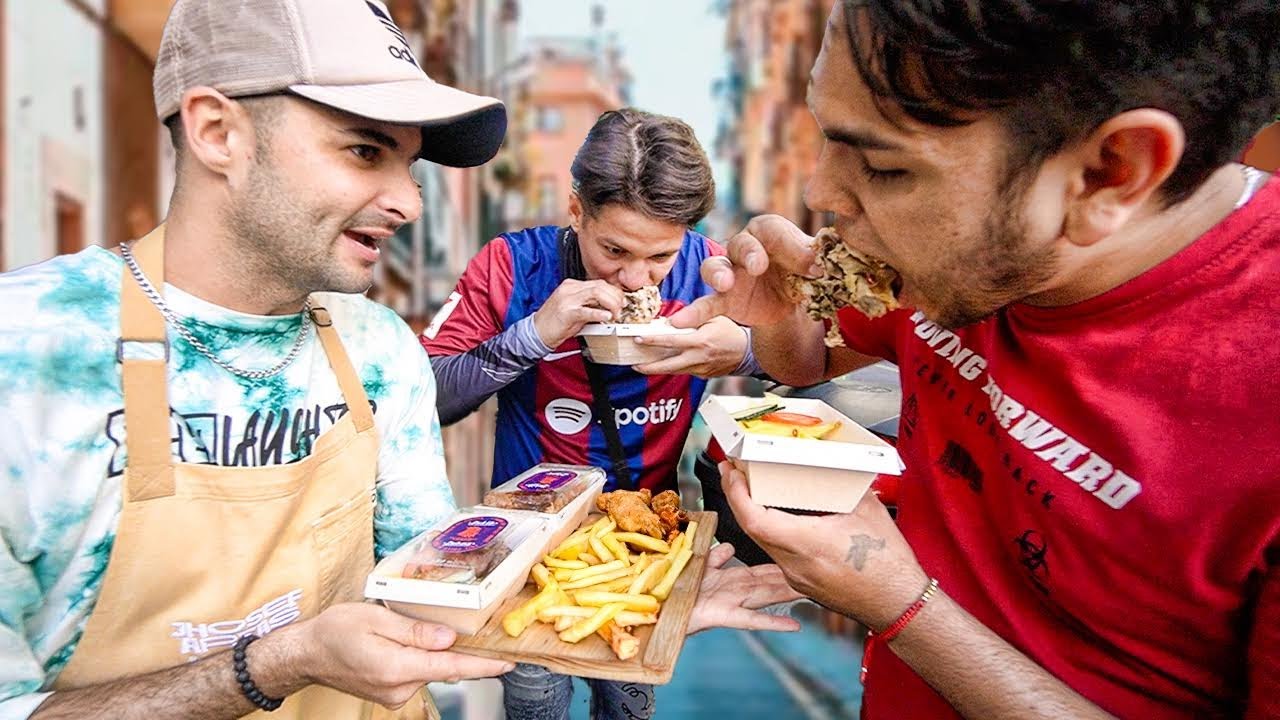 Extranjeros PROBANDO POLLO A LA BRASA peruano por PRIMERA VEZ!! 