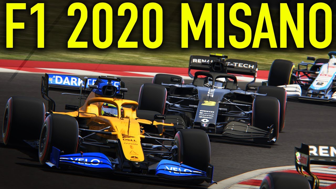 RACING FORMULA 1 CARS AT MOTOGP TRACKS | F1 2020 San Marino Grand Prix at Misano (Assetto Corsa F1)