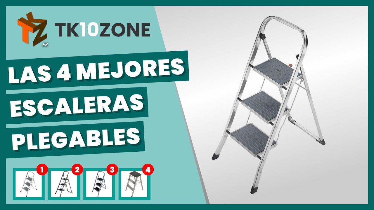Las 4 mejores escaleras plegables f&aacute;ciles de guardar y pr&aacute;cticas de usar