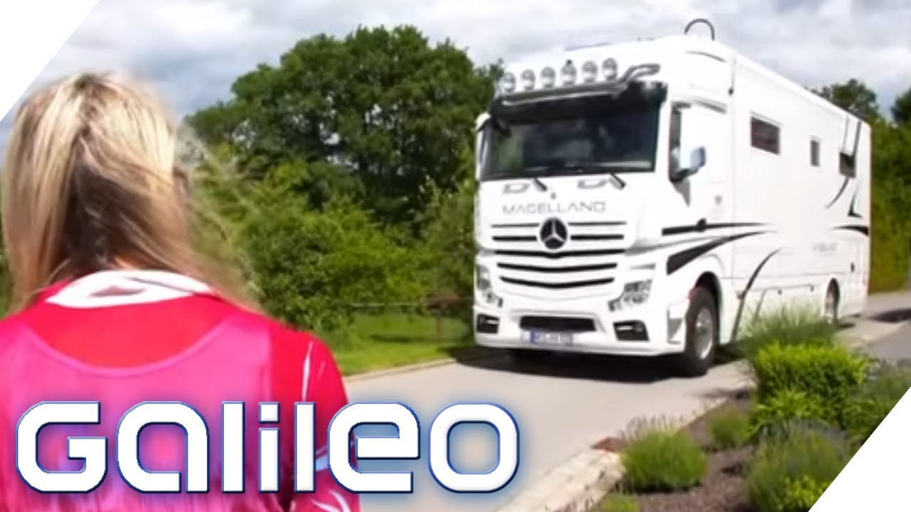 700.000€! Dieser LKW ist ein XXL Luxus-Wohnmobil! | Galileo | ProSieben