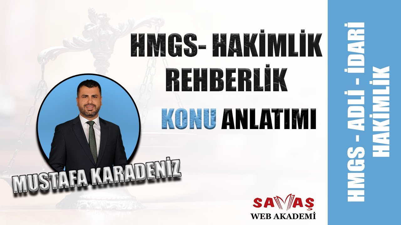 2026 HMGS - İY&Ouml;S - REHBERLİK - MUSTAFA KARADENİZ