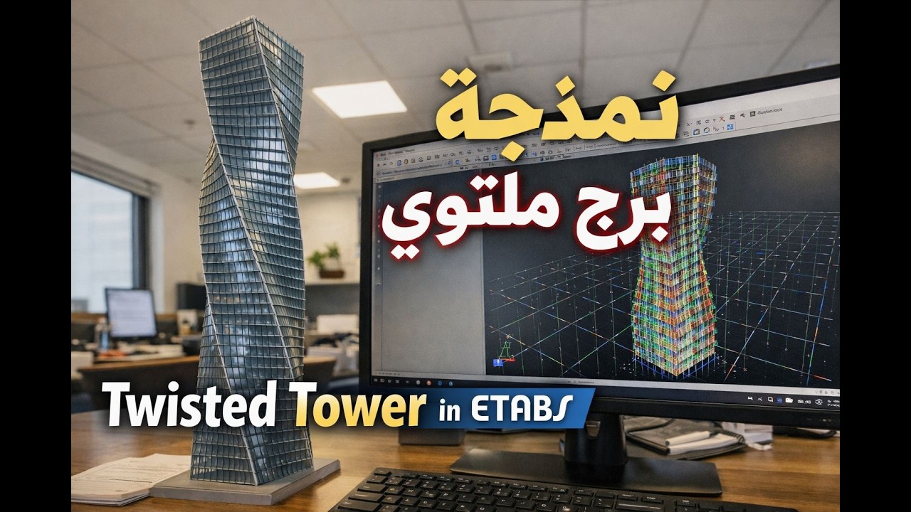 Modelling a Twisted Tower in ETABS