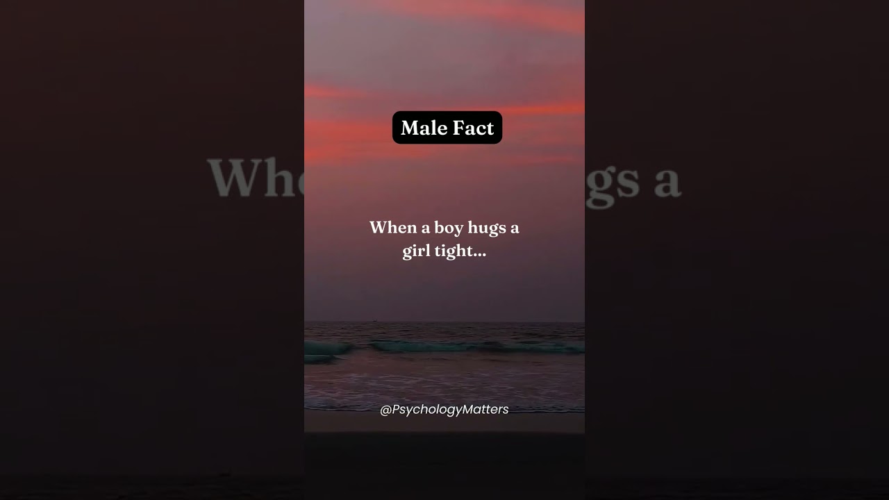 When a boy hugs a girl tight...