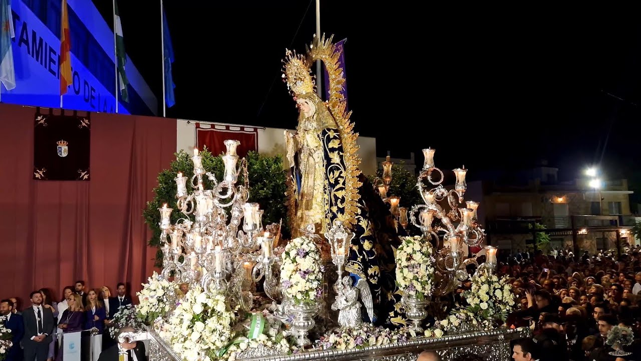La Virgen de los Dolores de La Algaba en el Ayuntamiento - Santa Misión - BM Cruz Roja y AM Nazareno