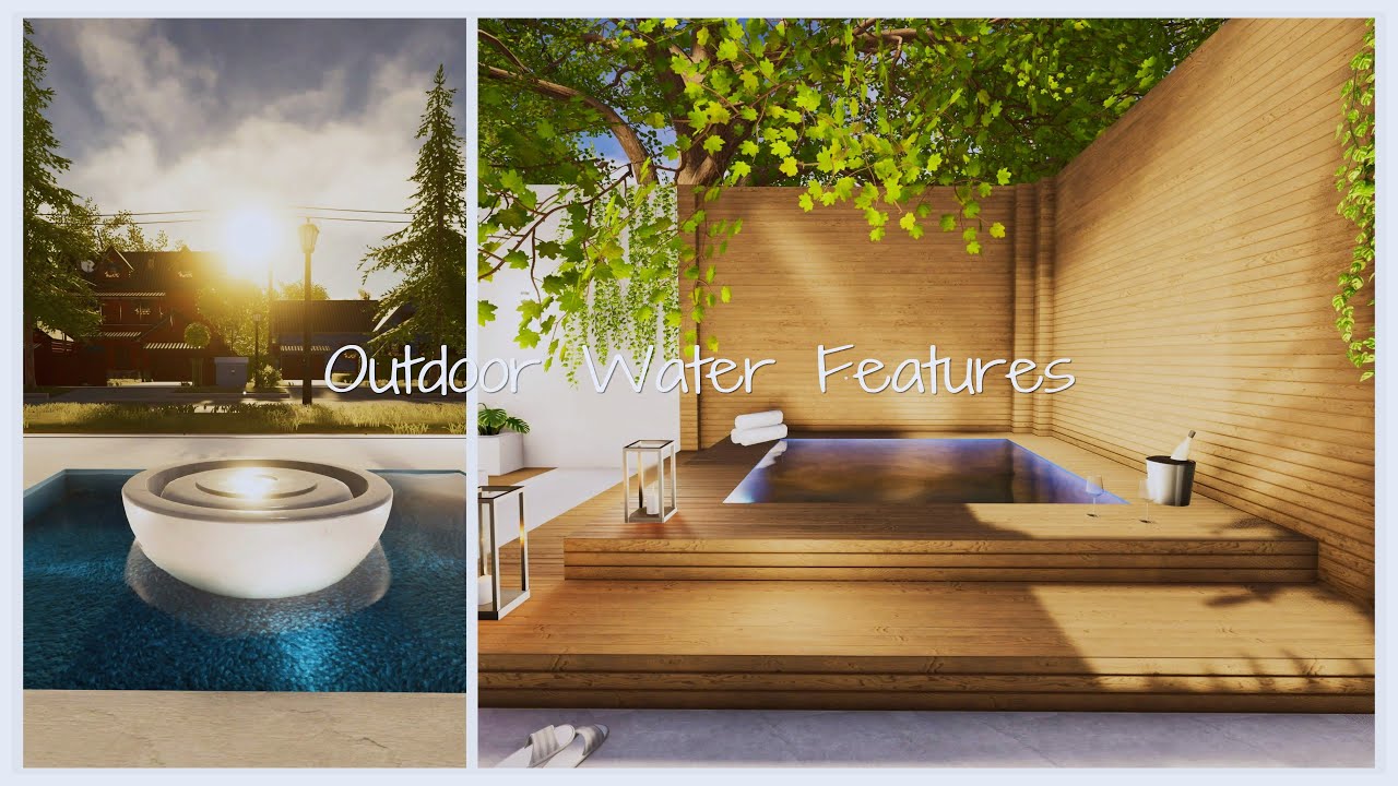 House Flipper 2  |  CUSTOM OUTDOOR WATER DECOR IDEAS  |  DYI Tutorial - How to