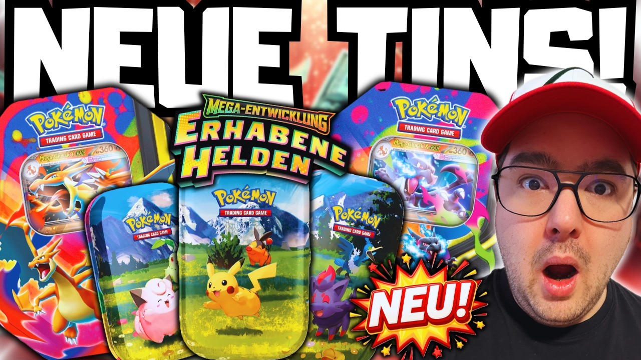 DAS sind die NEUEN TINS! 😱 Pokémon Booster Opening mit KRASSEN PULLS?!