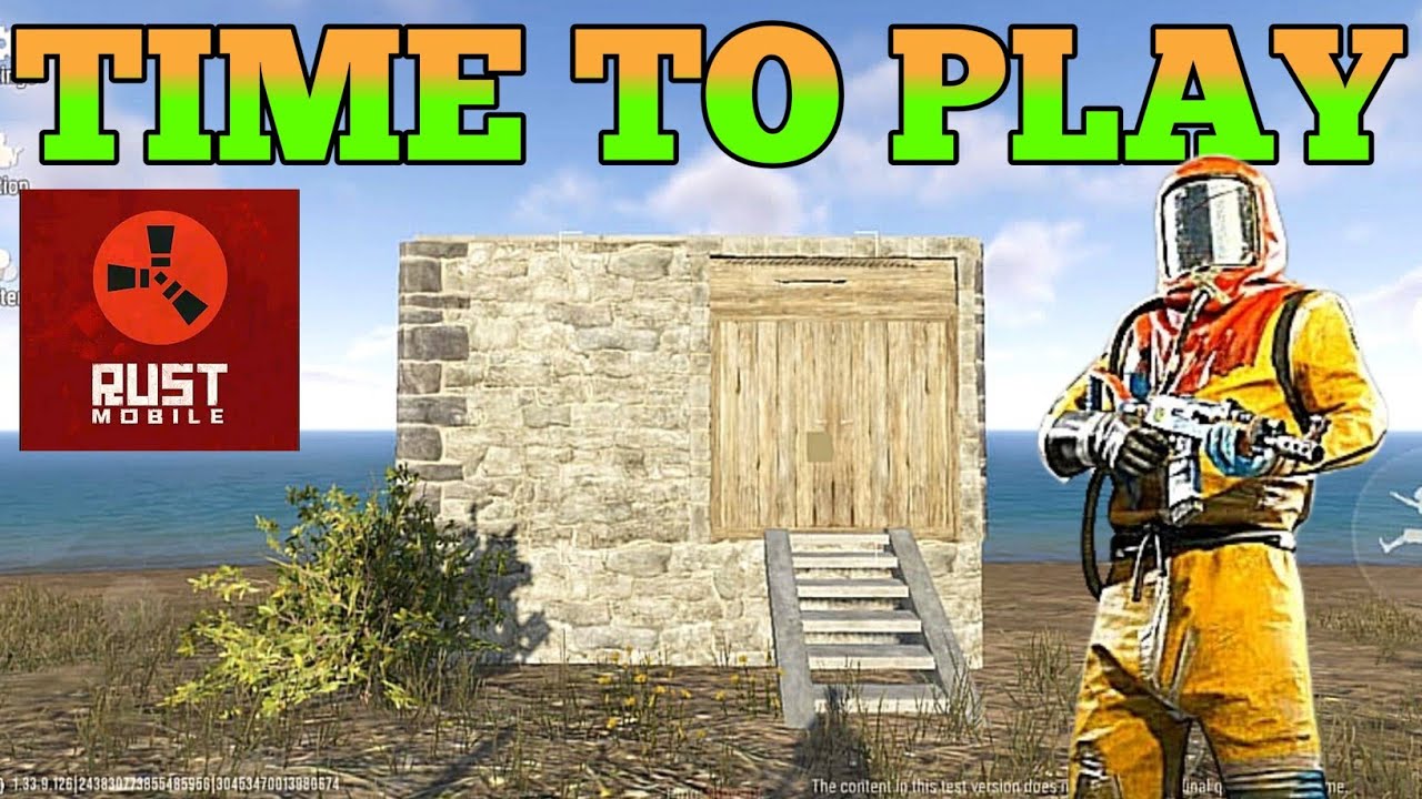 TIME TO PLAY RUST MOBILE || RUST MOBILE HINDI GAMEPLAY