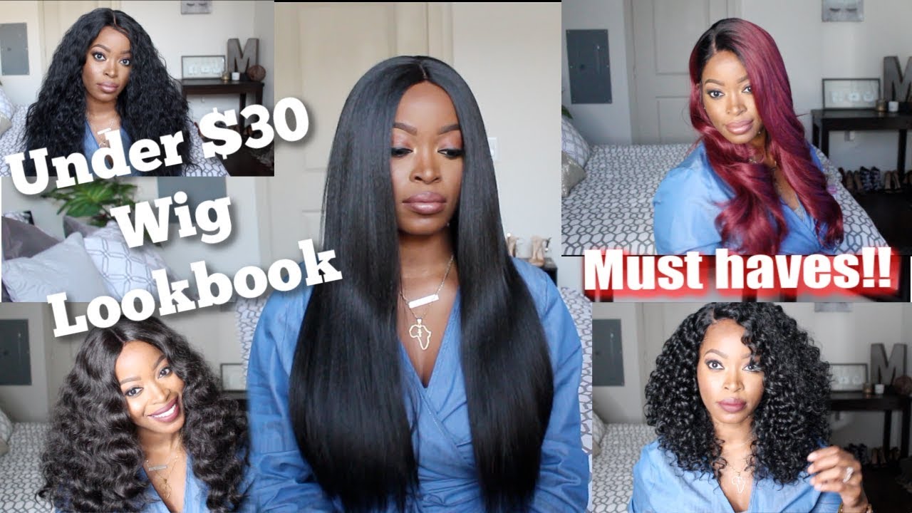 Under $30 Super Natural Deep Part| Affordable Lace Deep Part Wig  Lookbook : Janet Collection