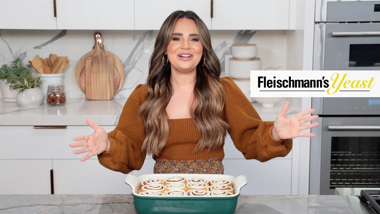 Must-bake holiday recipe idea: Gingerbread Cinnamon Rolls from Rosanna Pansino