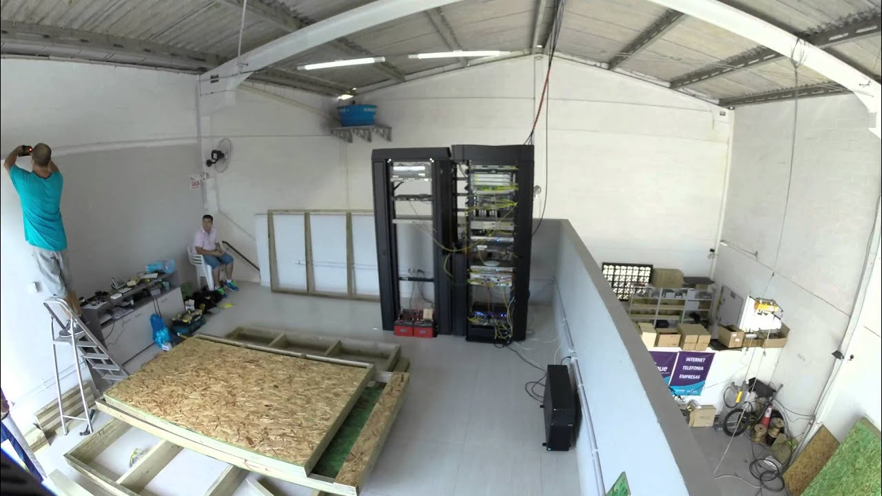 Inicio de montagens Datacenter BCU