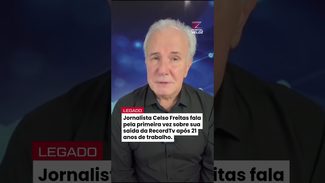 Celso Freitas deixou a RecordTV ap&oacute;s 21 anos de dedica&ccedil;&atilde;o e excel&ecirc;ncia.