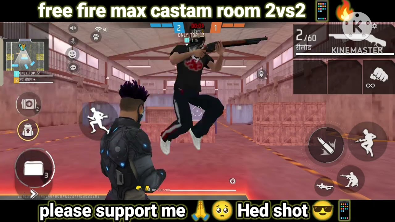 Free fire max castam room 2vs2 📱🔥 please support me 🙏🥺 Hed shot 😎📱🔥 #freefire #gaming #vairal 