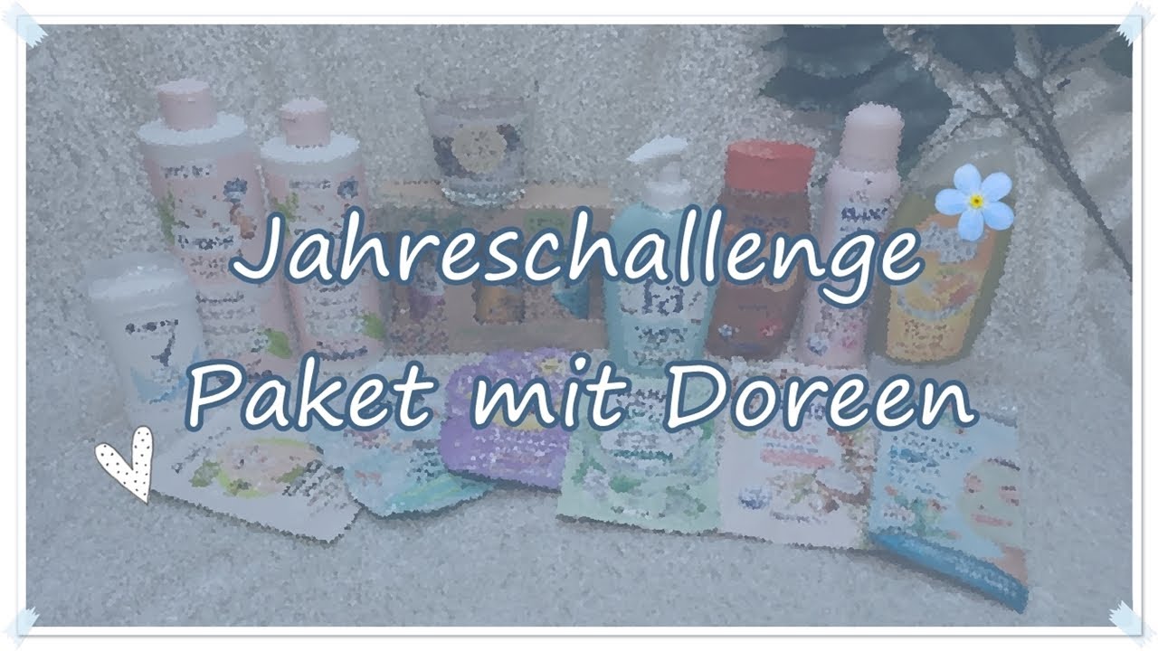 Jahreschallenge Paket mit Doreen | MissSunshine 10893 | FranzisPflegeKiste