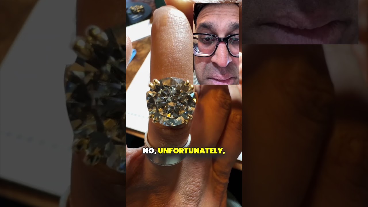 Оценка бриллианта 7 карат чистотой SI2 - Milestones Fine Jewelry #diamond #asmr #milestonesfineje...