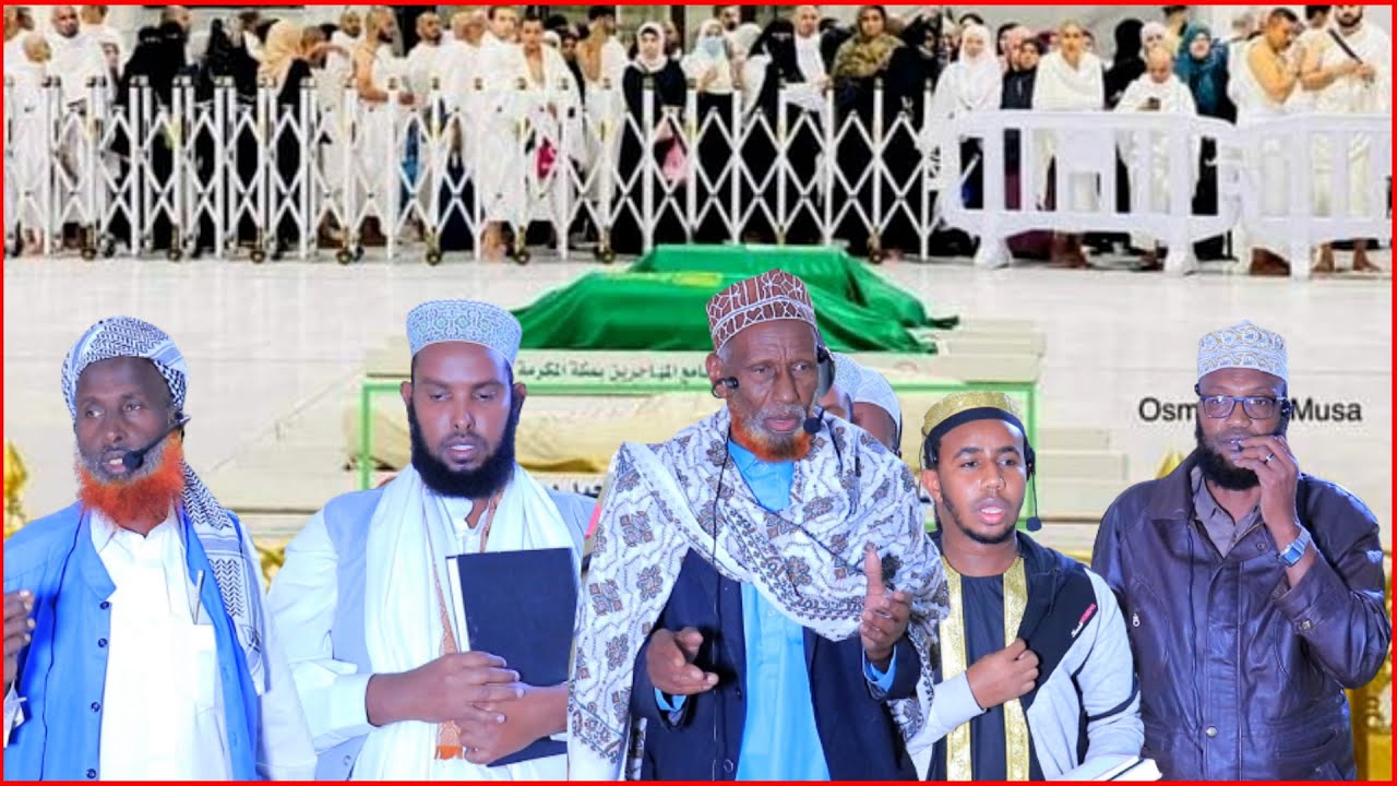 Masuuliyiinta Masjid Khaaliq Oo Tacsi Udirey Marxuum Sh Ismaaciil Amiirkii Jamaacada Tabliiqa