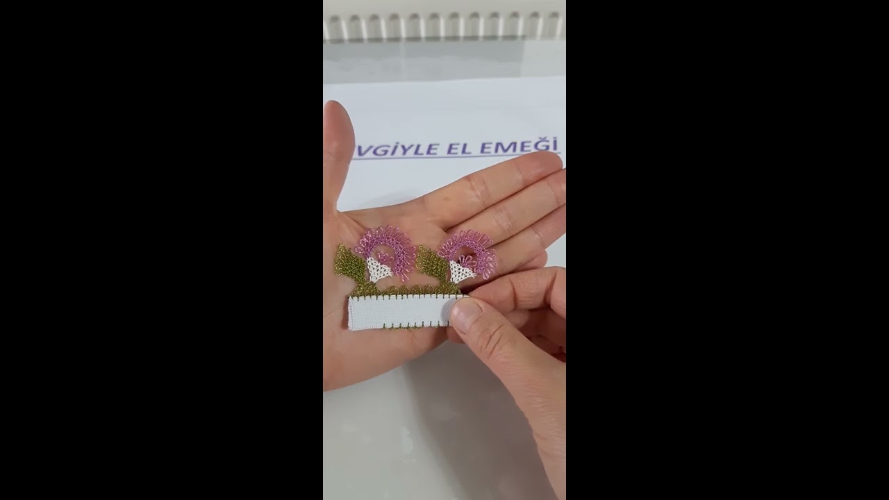 İğne oyası sepet modeli