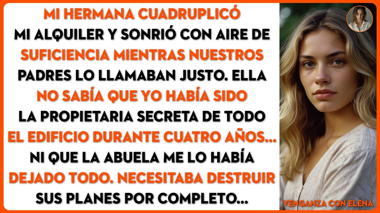 Mi hermana me subió el alquiler de $2.350 a $8.100 y luego sonrió con aire de suficiencia mientras..