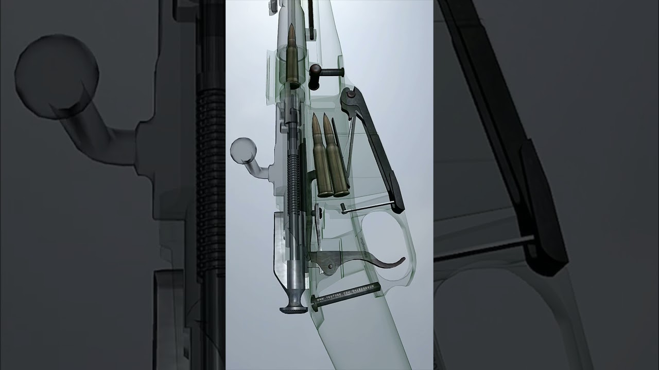 Bolt-Action Rifle | how does a gun works 🔥☠️ #masonggun