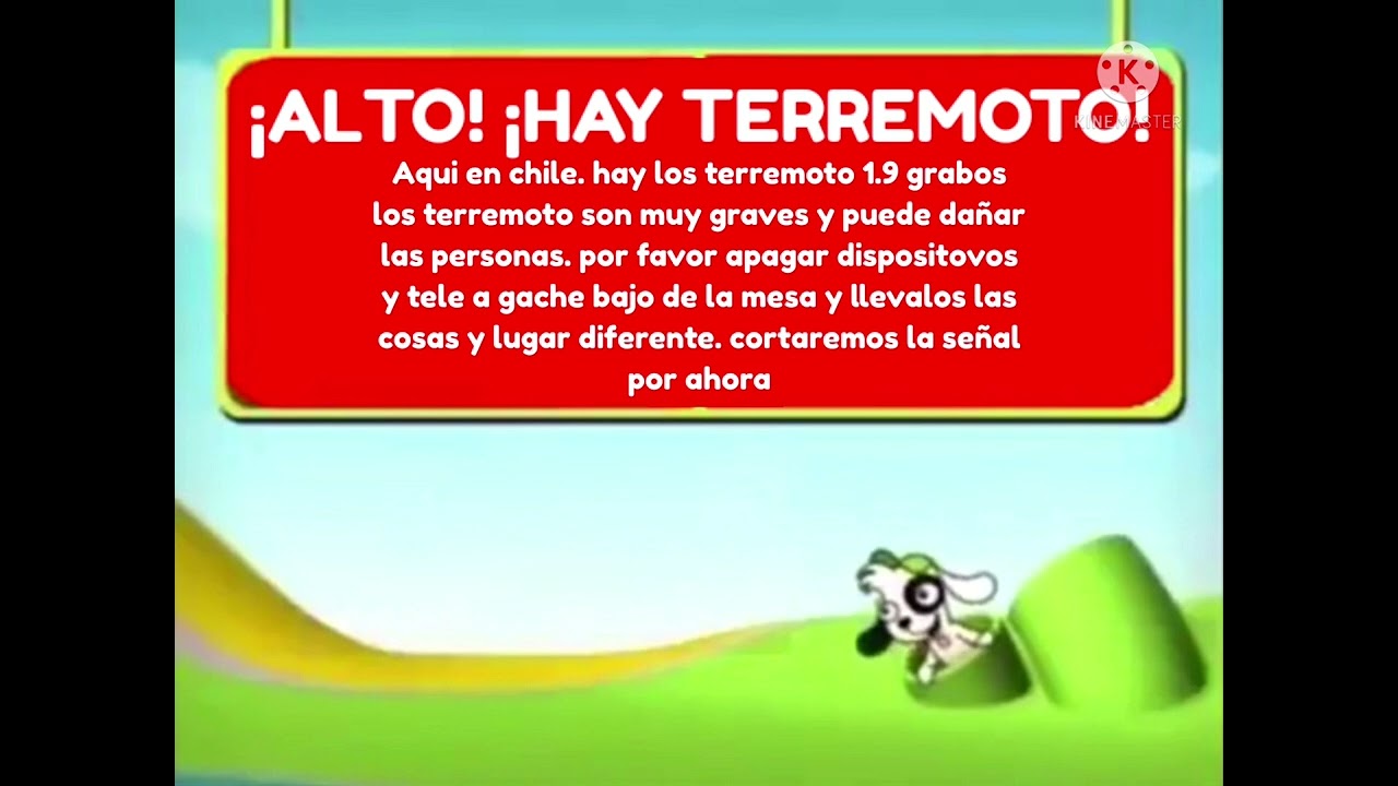 Alerta terremoto discovery kids 2010  chile y bolivia