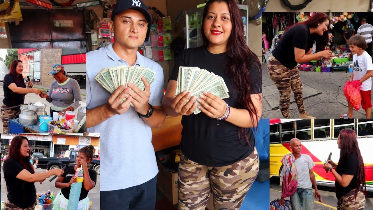 ¡Así de GENEROSA 💵💵 es la gente en EL SALVADOR 🇸🇻!