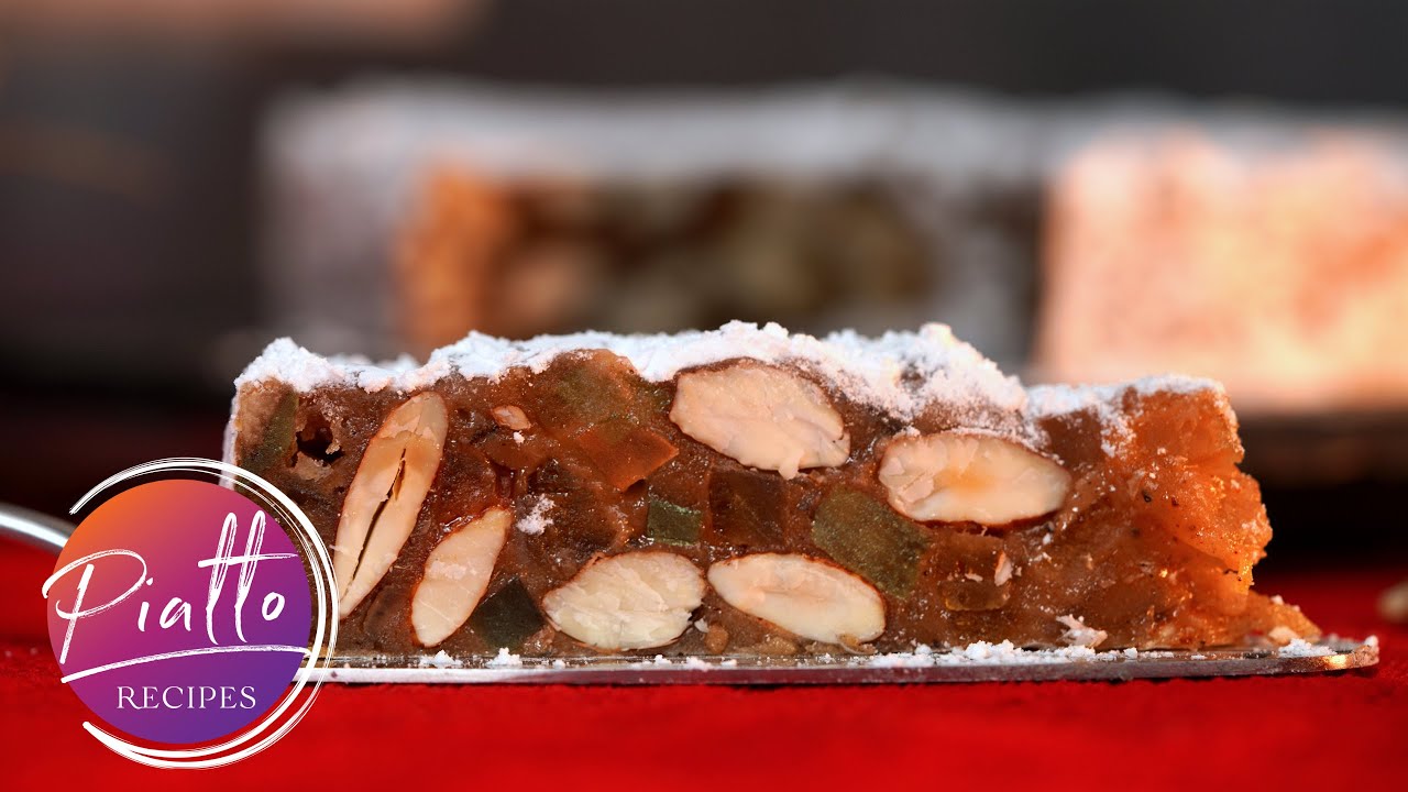 Panforte: Italian FRUITCAKE | Tuscan Christmas Dessert | #christmas #dessert
