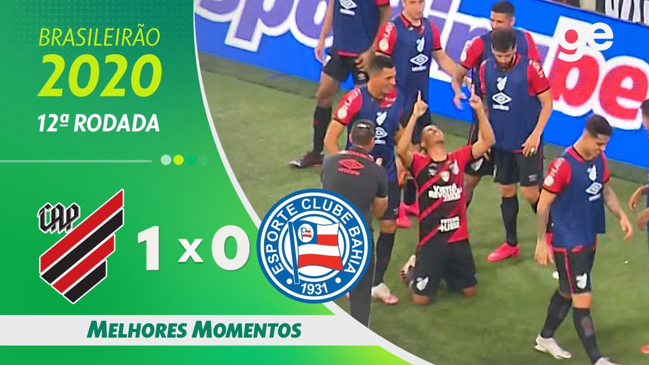 ATHLETICO-PR 1  X 0 BAHIA | MELHORES MOMENTOS | 12&ordf; RODADA BRASILEIR&Atilde;O 2020 | ge.globo