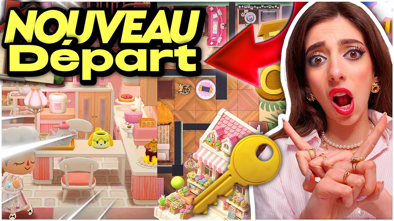 JE DÉMÉNAGE dans ANIMAL CROSSING ! 🔑🏠