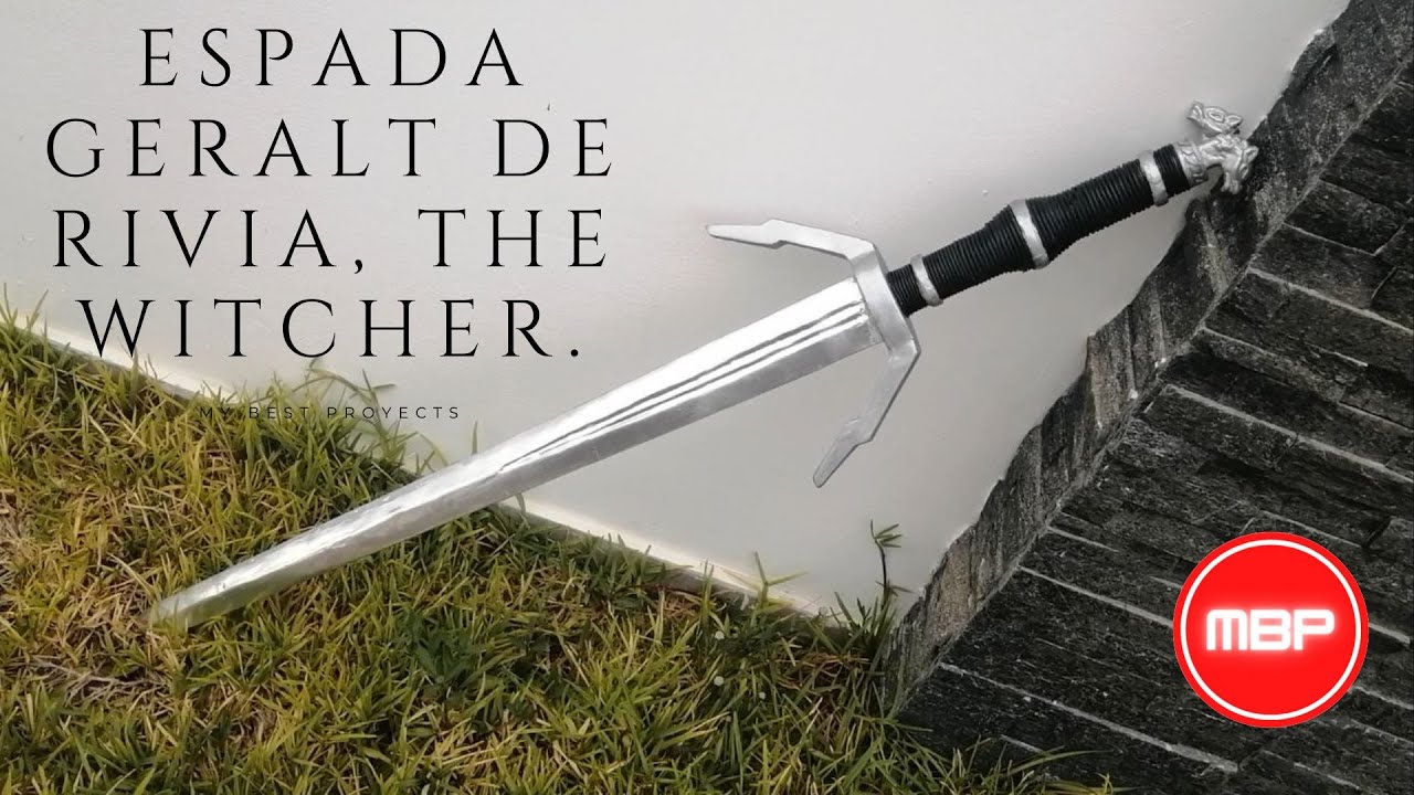 Como Hacer una espada de plata de The Witcher 3 - Solo con cartón - My Best Proyects