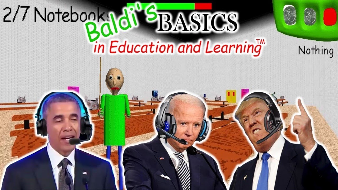 US Presidents Play Baldi's Basics In Education And Learning