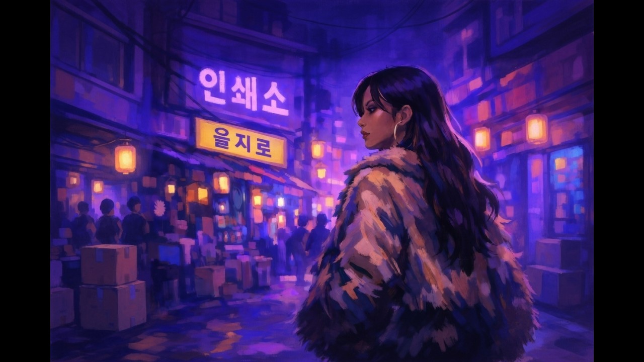 [Playlist] 퇴근길, 보랏빛 네온사인 아래서 듣는 시티팝 | 을지로밤 #감성힙합