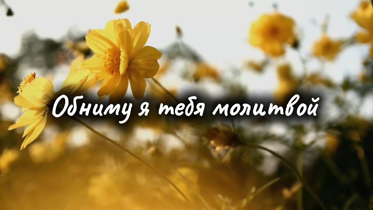 Обниму я тебя молитвой 