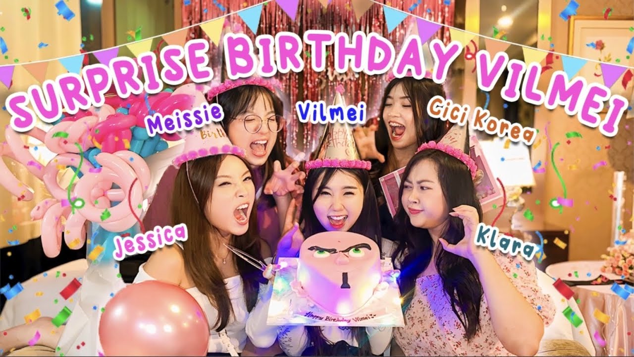 SUPRISE VILMEI BARENG MEISSIE, KLARA, CICI KOREA 🥳 BELIIN VILMEI KADO TERMAHAL SEDUNIA  😁