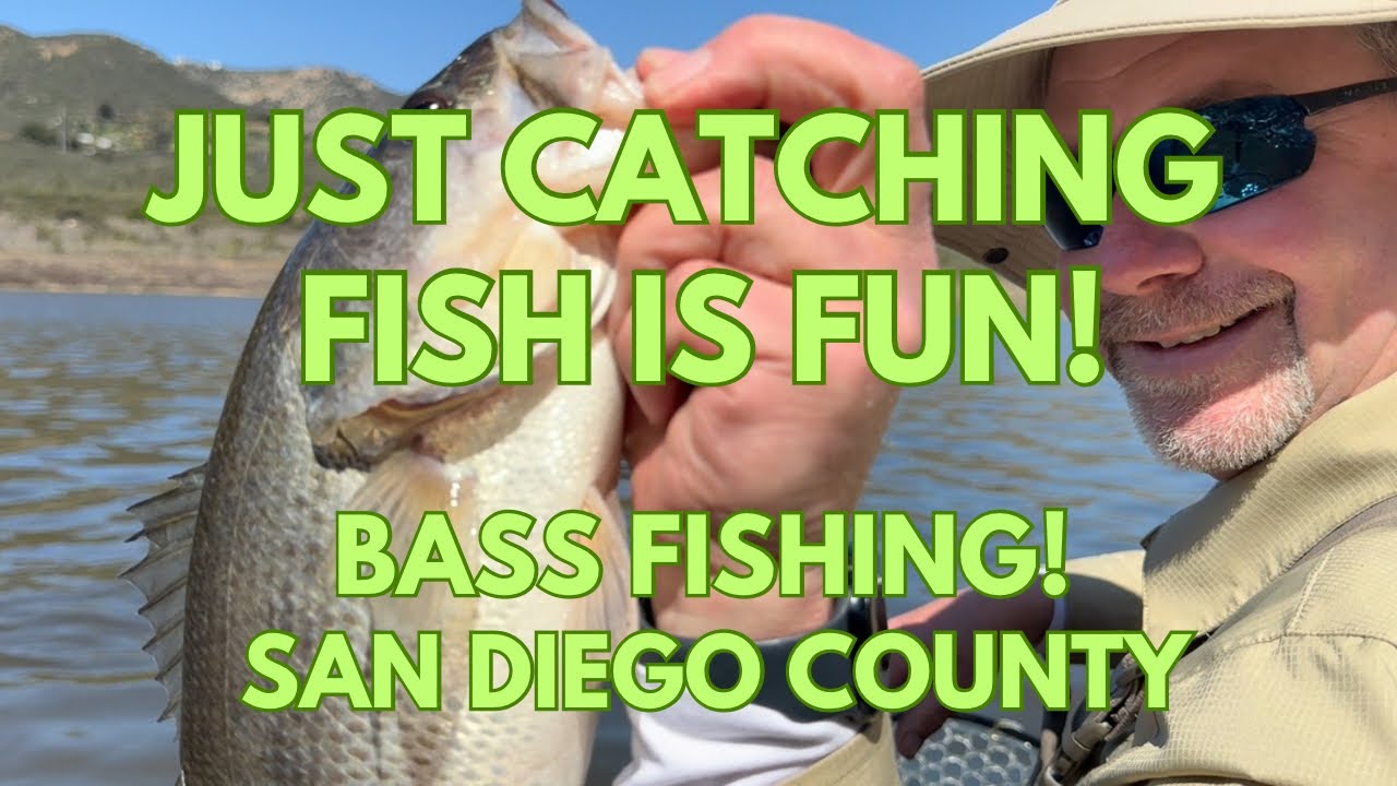 Just Catching Fish Is Fun! Bass Fishing San Diego