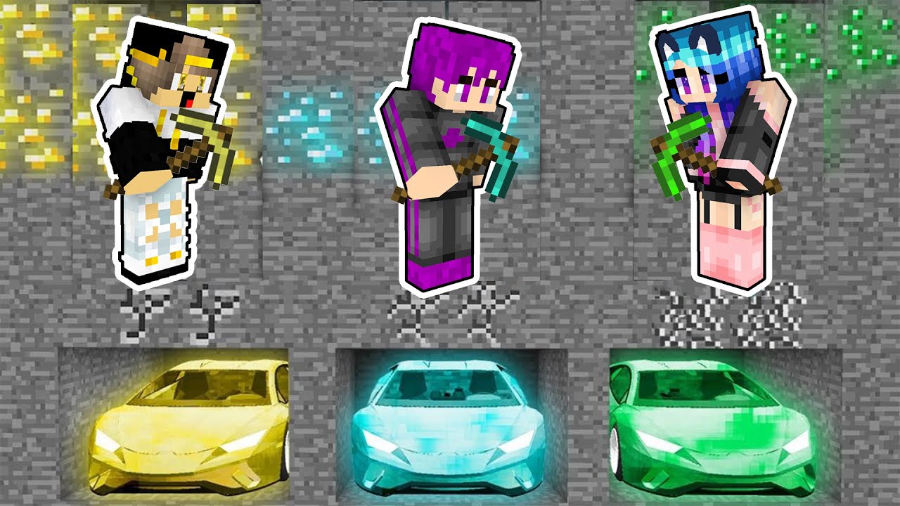 فلم ماين كرافت : سيارة الفقير ضد سيارة الغني الشرير (نهاية غير متوقعة تماما)😡|MineCraft Movie
