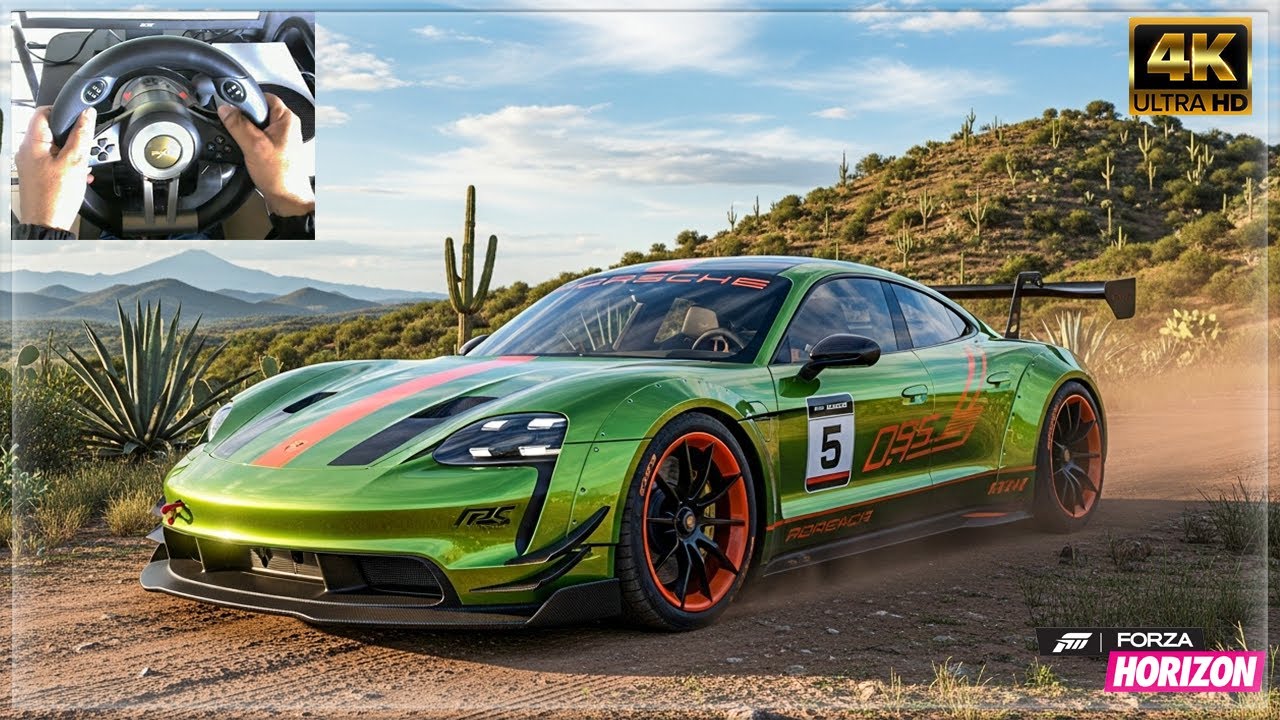 Porsche Mission R : Forza Horizon 5 | Gameplay Steering Wheel let's go...