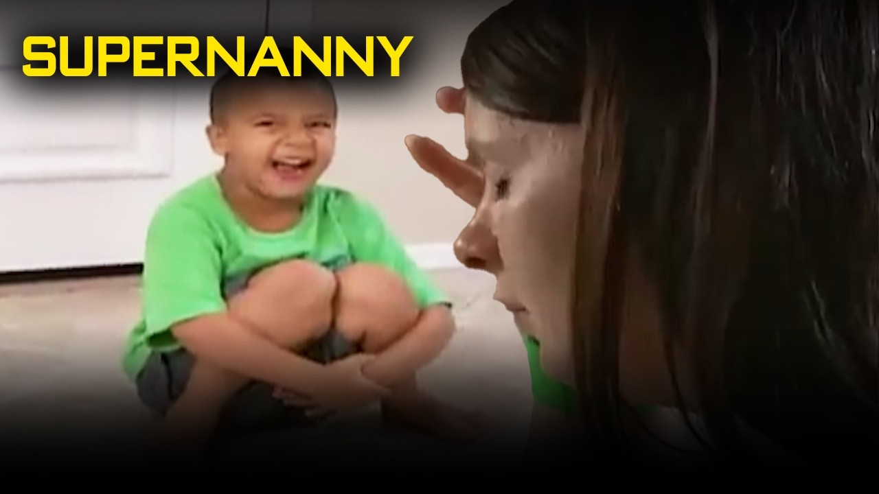 Kid Causes Mom to Slip After Pouring Water On The Floor | Supernanny
