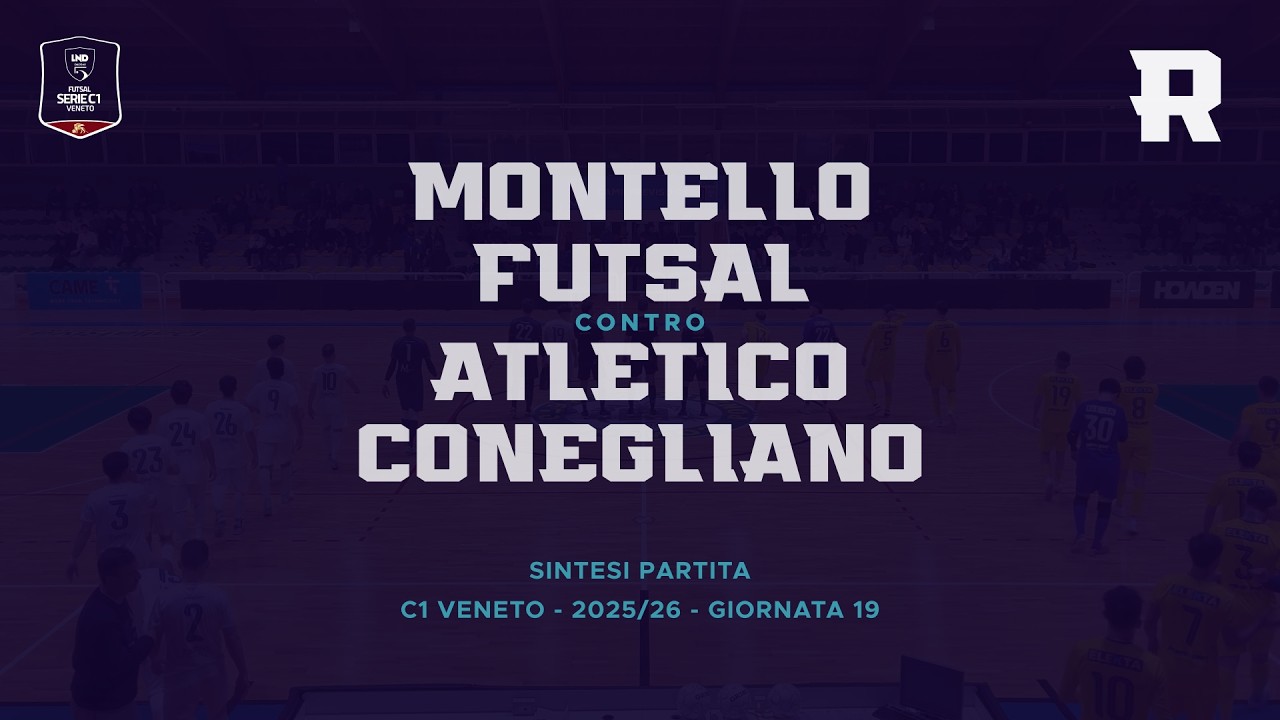 ROPLOTS HIGHLIGHTS | Montello Futsal - Atletico Conegliano | Serie C1 Veneto - GIORNATA 19