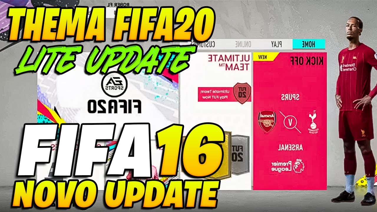 FIFA 16 MOD FIFA 20  MOBILE ANDROID PS5 OFFLINE UPDATE LITE | MODO MANAGER KITS & UPDATE 20