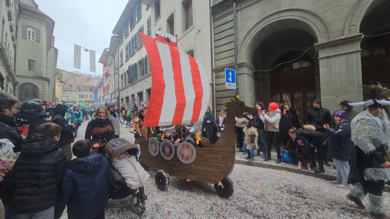 Brandons de Moudon 2023. Cortège des enfants