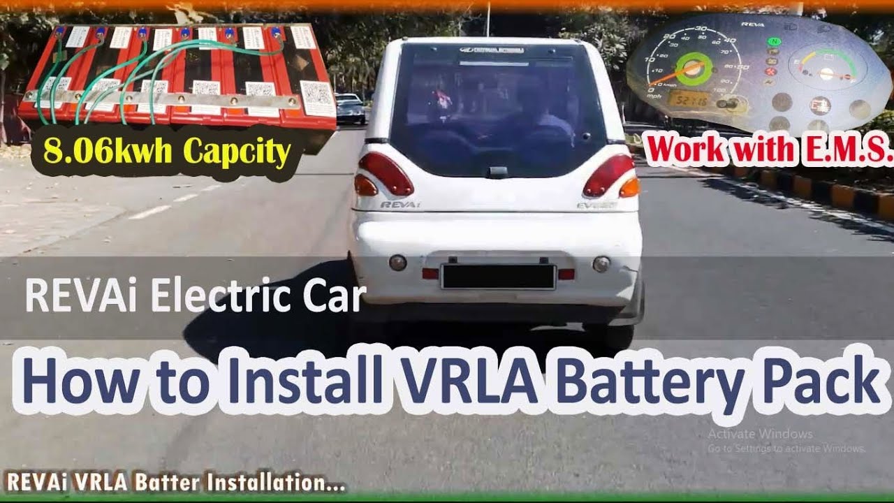 REVAi Battery Installation II #PbAcid to #VRLA II REVAi battery pack upgrade #motorlabevs